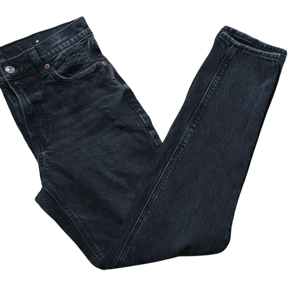 American Eagle Outfitters Black Straight Leg Jeans
